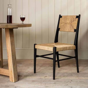 Nkuku Lohanda Acacia & Jute Dining Chair